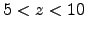 $5<z<10$